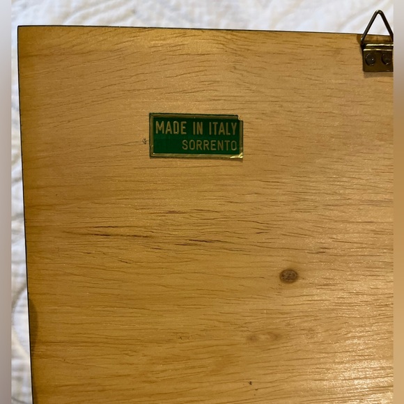 Italian Wooden Plaque Sailboat Ocean Scene - Picture 7 of 10